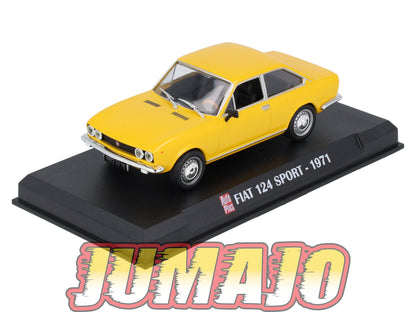 AP73 Voiture 1/43 IXO AUTO PLUS : FIAT 124 Sport 1971