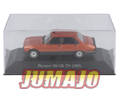 AQV10 Voiture 1/43 SALVAT Argentine 80/90 PEUGEOT 504 GR TN 1985 Boîte vitrine