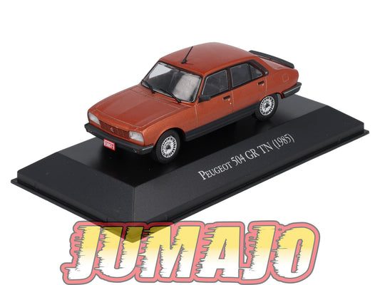 AQV10 Voiture 1/43 SALVAT Argentine 80/90 PEUGEOT 504 GR TN 1985 Boîte vitrine
