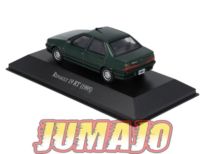AQV12 Voiture 1/43 SALVAT Argentine 80/90 RENAULT 19 RT 1995 chamade Boîte vitrine