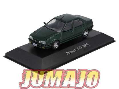 Lot de 2 Voitures 1/43 : Renault 11 + 19 / R11 + R19 / (AQV11+12)