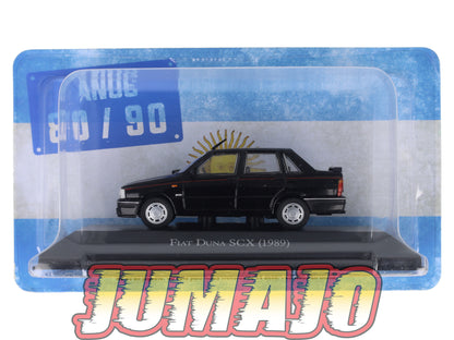 AQV14 Voiture 1/43 SALVAT Argentine 80/90 FIAT DUNA SCX 1989