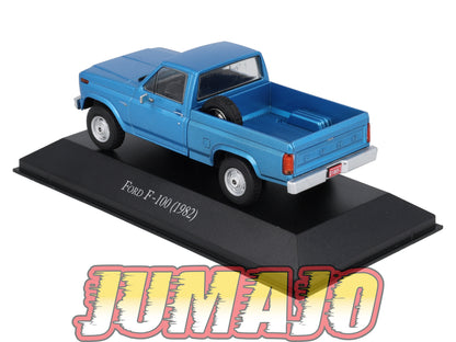 Lot 6 Voitures 1/43 SALVAT : Pick-up Chevrolet silverado c-10 Ford F-100 ranquel