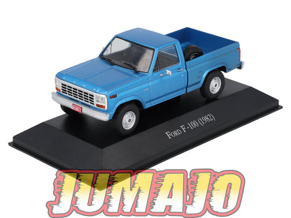 Lot 6 Voitures 1/43 SALVAT : Pick-up Chevrolet silverado c-10 Ford F-100 ranquel