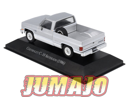 Lot 6 Voitures 1/43 SALVAT : Pick-up Chevrolet silverado c-10 Ford F-100 ranquel