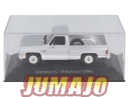 AQV16 Voiture 1/43 SALVAT Argentine 80/90 CHEVROLET Silverado C-10 1986 Boîte vitrine