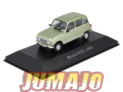 AQV17 Voiture 1/43 SALVAT Argentine 80/90 RENAULT 4 GTL Clan 1985 Boîte vitrine