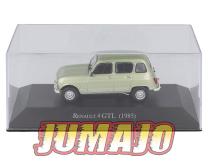 AQV17 Voiture 1/43 SALVAT Argentine 80/90 RENAULT 4 GTL Clan 1985 Boîte vitrine