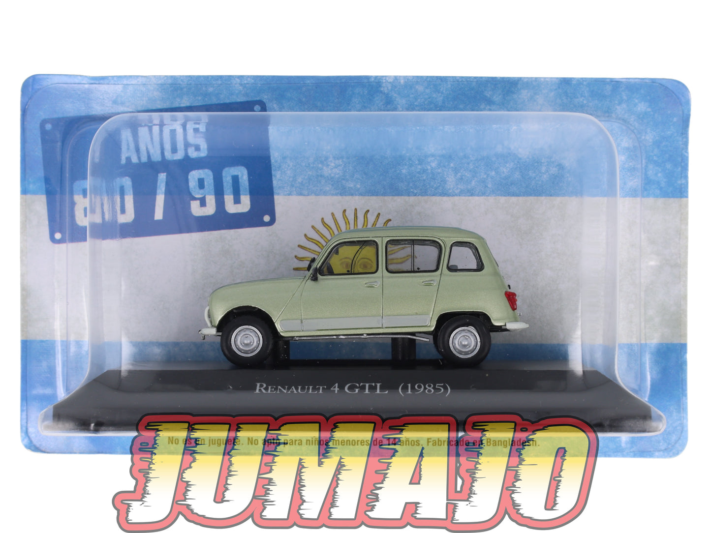 AQV17 Voiture 1/43 SALVAT Argentine 80/90 RENAULT 4 GTL Clan 1985