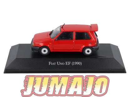 AQV20 Voiture 1/43 SALVAT Argentine 80/90 FIAT UNO EF 1990 Boîte vitrine