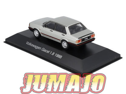 LOT 6 Voitures Volkswagen 1/43 SALVAT Autos Inolvidables : Carat CD Gacel 1.8 et GL Senda Pointer 1500