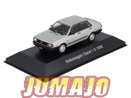 LOT 6 Voitures Volkswagen 1/43 SALVAT Autos Inolvidables : Carat CD Gacel 1.8 et GL Senda Pointer 1500