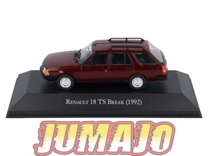AQV27 Voiture 1/43 SALVAT Argentine 80/90 RENAULT 18 TS Break 1992