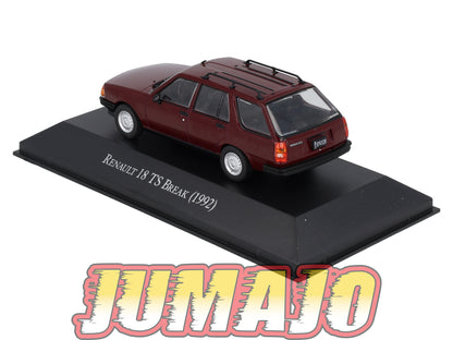 AQV27 Voiture 1/43 SALVAT Argentine 80/90 RENAULT 18 TS Break 1992