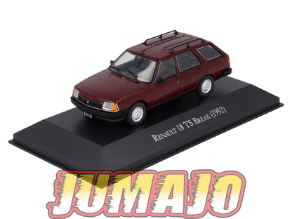 AQV27 Voiture 1/43 SALVAT Argentine 80/90 RENAULT 18 TS Break 1992