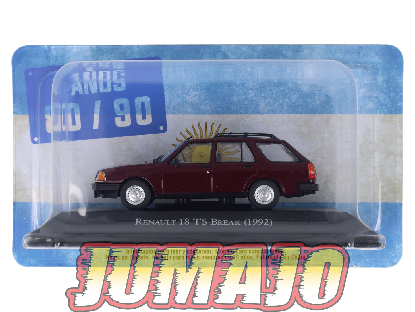 AQV27 Voiture 1/43 SALVAT Argentine 80/90 RENAULT 18 TS Break 1992