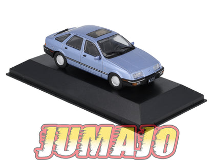 Lot de 2 Voitures FORD Sierra 1/43 SALVAT 80/90 : Ghia & XR4 1984