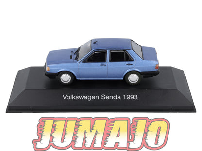 LOT 6 Voitures Volkswagen 1/43 SALVAT Autos Inolvidables : Carat CD Gacel 1.8 et GL Senda Pointer 1500
