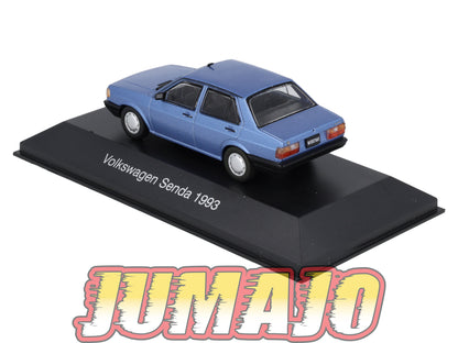 LOT 6 Voitures Volkswagen 1/43 SALVAT Autos Inolvidables : Carat CD Gacel 1.8 et GL Senda Pointer 1500