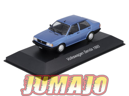 LOT 6 Voitures Volkswagen 1/43 SALVAT Autos Inolvidables : Carat CD Gacel 1.8 et GL Senda Pointer 1500