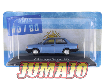 AQV30 Voiture 1/43 SALVAT Argentine 80/90 VOLKSWAGEN Senda 1993