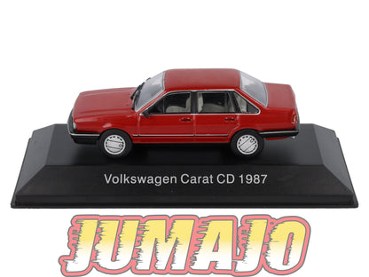 LOT 6 Voitures Volkswagen 1/43 SALVAT Autos Inolvidables : Carat CD Gacel 1.8 et GL Senda Pointer 1500