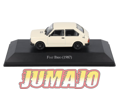 AQV36 Voiture 1/43 SALVAT Argentine 80/90 FIAT Brio 127 1987 Boîte vitrine