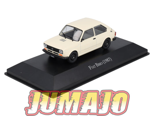 AQV36 Voiture 1/43 SALVAT Argentine 80/90 FIAT Brio 127 1987 Boîte vitrine