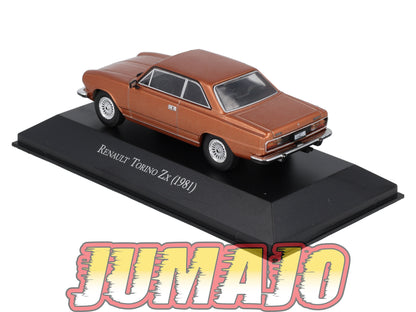 AQV3 Voiture 1/43 SALVAT Argentine 80/90 RENAULT Torino Zx 1981 Pininfarina Boîte vitrine