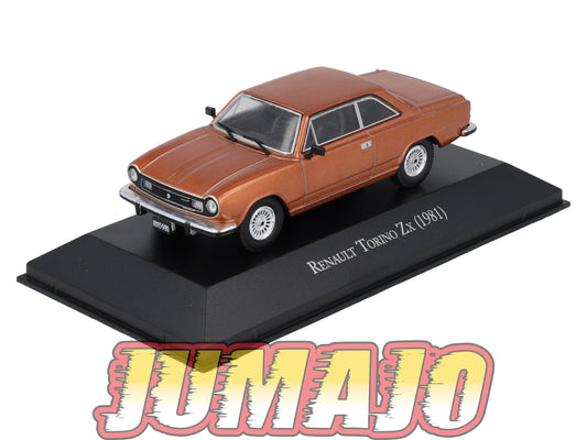 AQV3 Voiture 1/43 SALVAT Argentine 80/90 RENAULT Torino Zx 1981 Pininfarina Boîte vitrine