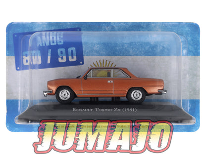 AQV3 Voiture 1/43 SALVAT Argentine 80/90 RENAULT Torino Zx 1981 Pininfarina