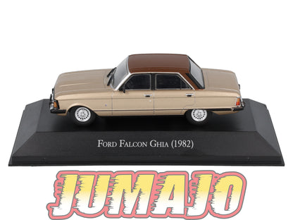 AQV5 Voiture 1/43 SALVAT Argentine 80/90 FORD Falcon Ghia 1982 Boîte vitrine