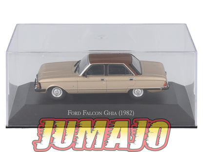 AQV5 Voiture 1/43 SALVAT Argentine 80/90 FORD Falcon Ghia 1982 Boîte vitrine