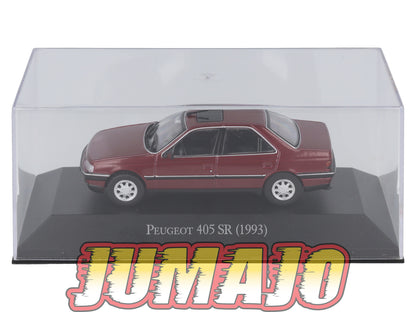 AQV6 Voiture 1/43 SALVAT Argentine 80/90 PEUGEOT 405 SR 1993 Boîte vitrine Boîte vitrine