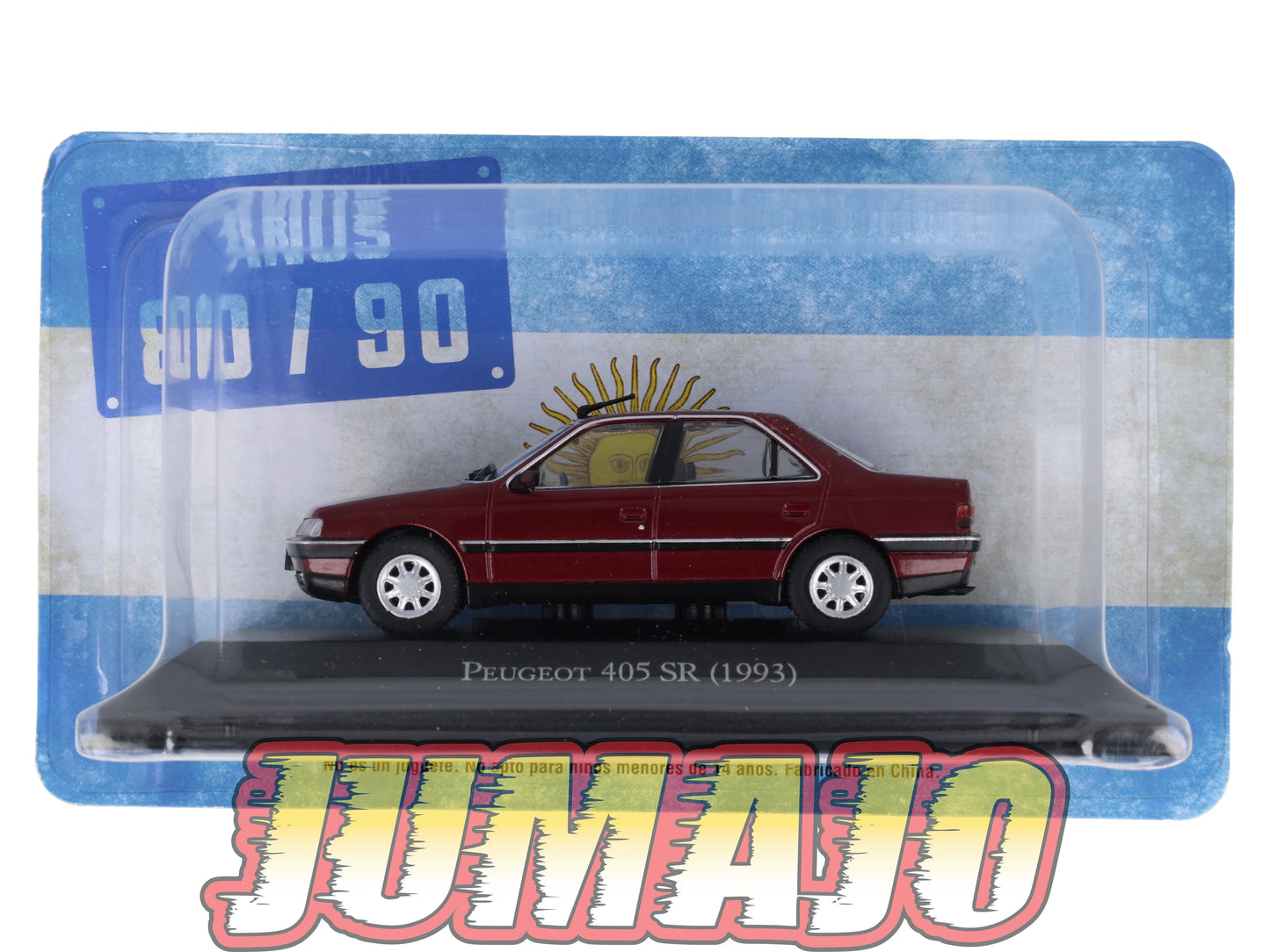 AQV6 Voiture 1/43 SALVAT Argentine 80/90 PEUGEOT 405 SR 1993