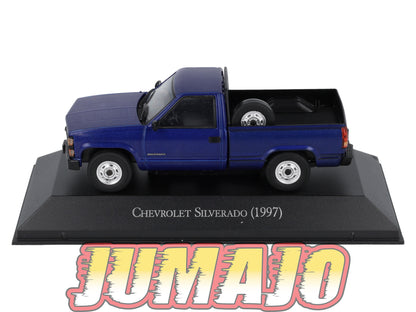 Lot 6 Voitures 1/43 SALVAT : Pick-up Chevrolet silverado c-10 Ford F-100 ranquel