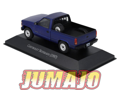 LOT 4 1/43 SALVAT PICK-UP : FORD F100, Chevrolet Silverado, Ranquel