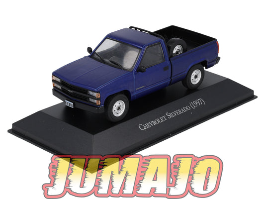 AQV7 Voiture 1/43 SALVAT Argentine 80/90 CHEVROLET Silverado 1997 pick-up Boîte vitrine