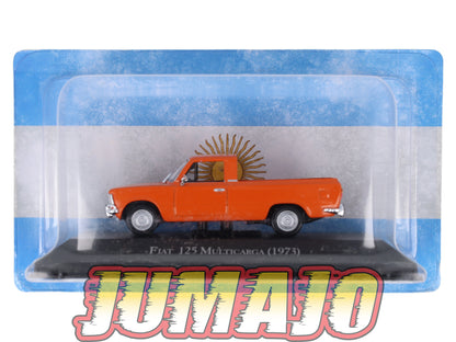 ARG100 Voiture 1/43 SALVAT Argentine FIAT 125 MULTICARGA 1973