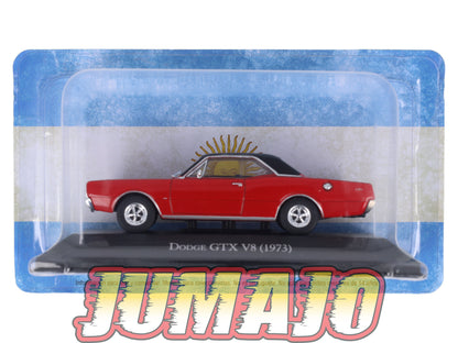 ARG104 Voiture 1/43 SALVAT Argentine DODGE GTX V8 1973