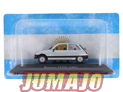 ARG107 Voiture 1/43 SALVAT Argentine RENAULT 5 GTL 1981