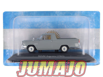 ARG120 Voiture 1/43 SALVAT Argentine Siam Argenta 1963