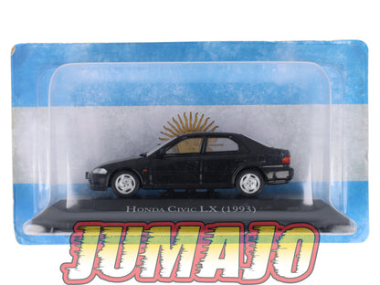 ARG124 Voiture 1/43 SALVAT Argentine HONDA Civic LX 1993