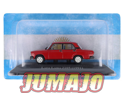 ARG125 Voiture 1/43 SALVAT Argentine LADA Laika 2105 1991