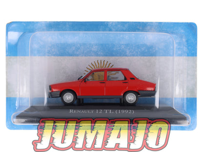 ARG134 Voiture 1/43 SALVAT Argentine RENAULT 12 TL 1992