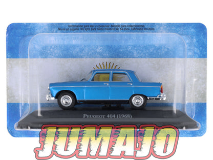ARG13 Voiture 1/43 SALVAT Argentine PEUGEOT 404 1968