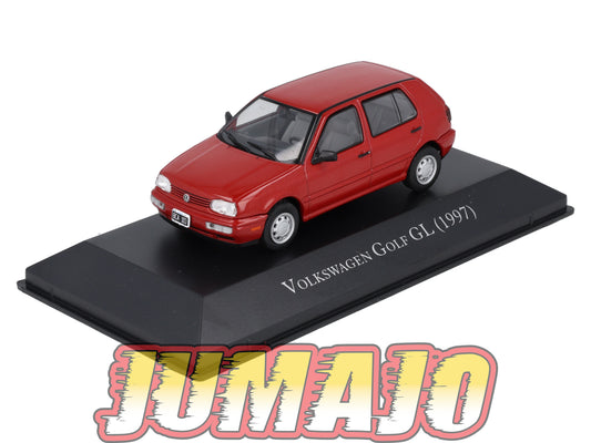 ARG157 Voiture 1/43 SALVAT Inolvidables : VOLKSWAGEN Golf III GL 1997