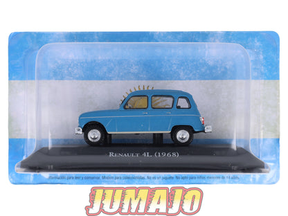 ARG16 Voiture 1/43 SALVAT Argentine Renault 4L 1968