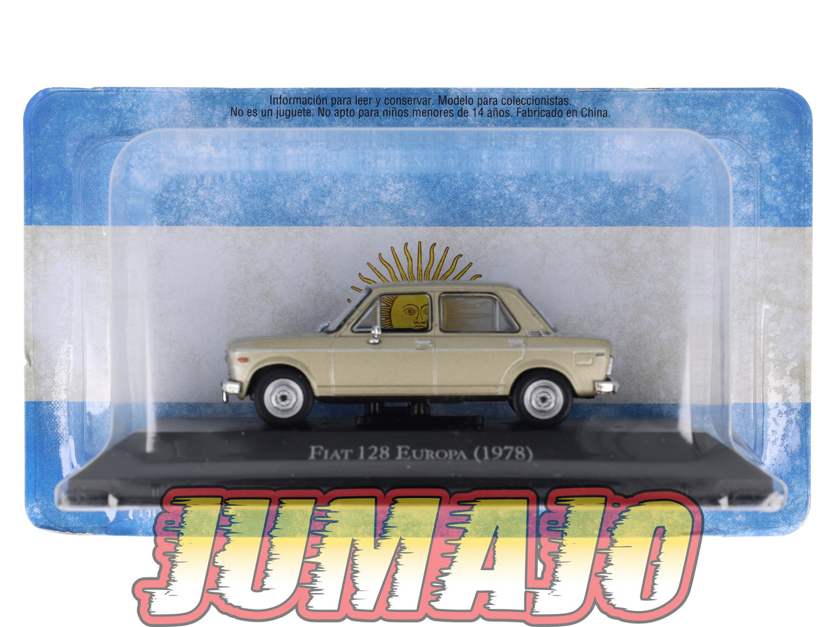 ARG19 Voiture 1/43 SALVAT Argentine FIAT 128 EUROPA 1978