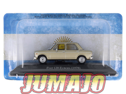 ARG19 Voiture 1/43 SALVAT Argentine FIAT 128 EUROPA 1978